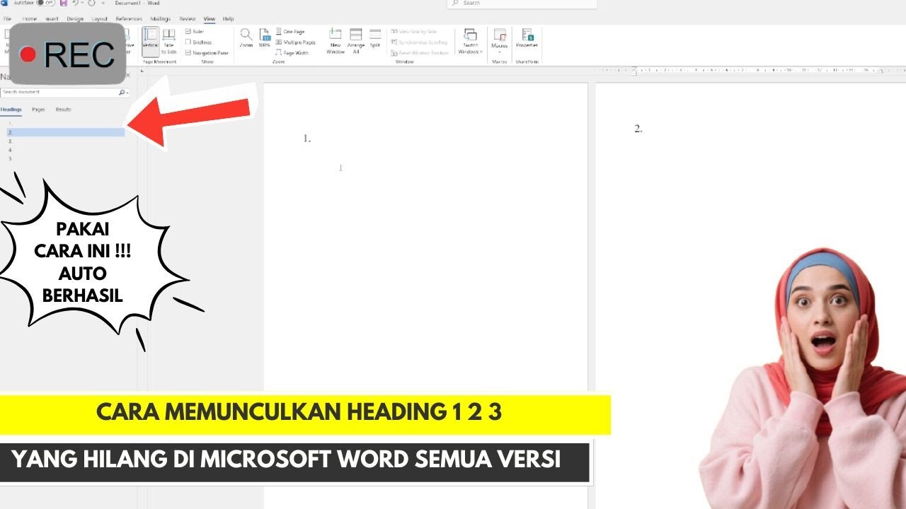 Cara Memunculkan Heading 1 2 3 Yang Hilang di Microsoft Word Semua Cara Memunculkan Heading 1 2 3 Yang Hilang di Microsoft Word Semua